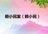 赖小民案（赖小民）
