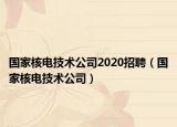 国家核电技术公司2020招聘（国家核电技术公司）