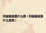 利益输送是什么罪（利益输送是什么意思）
