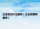 王全安为什么嫖妓（王全安嫖娼事件）