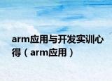 arm应用与开发实训心得（arm应用）