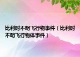 比利时不明飞行物事件（比利时不明飞行物体事件）
