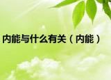 内能与什么有关（内能）