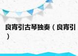 良宵引古琴独奏（良宵引）