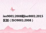 iso9001:2008和iso9001:2015区别（ISO9001:2008）