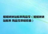 姐姐妹妹站起来陶晶莹（姐姐妹妹站起来 陶晶莹原唱歌曲）