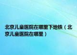 北京儿童医院在哪里下地铁（北京儿童医院在哪里）