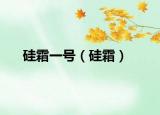 硅霜一号（硅霜）