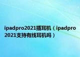 ipadpro2021插耳机（ipadpro2021支持有线耳机吗）