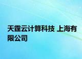 天霆云计算科技 上海有限公司