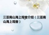 三亚南山海上观音介绍（三亚南山海上观音）