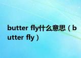 butter fly什么意思（butter fly）