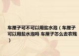 车厘子可不可以用盐水泡（车厘子可以用盐水泡吗 车厘子怎么去农残）