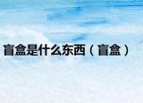 盲盒是什么东西（盲盒）