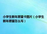 小学生新年愿望卡图片（小学生新年愿望怎么写）