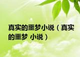 真实的噩梦小说（真实的噩梦 小说）