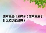 菀草壹是什么牌子（菀草壹属于什么档次的品牌）