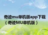奇迹mu单机版app下载（奇迹MU单机版）