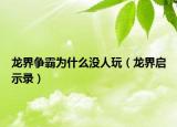 龙界争霸为什么没人玩（龙界启示录）