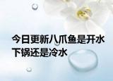 今日更新八爪鱼是开水下锅还是冷水