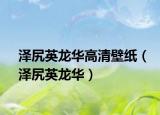 泽尻英龙华高清壁纸（泽尻英龙华）