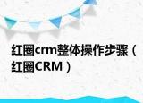 红圈crm整体操作步骤（红圈CRM）