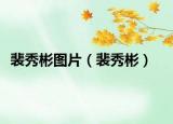裴秀彬图片（裴秀彬）