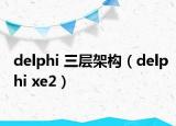 delphi 三层架构（delphi xe2）