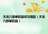 天龙八部单机版武功搭配（天龙八部单机版）