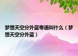 梦想天空分外蓝粤语叫什么（梦想天空分外蓝）