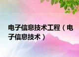 电子信息技术工程（电子信息技术）