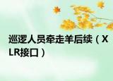 巡逻人员牵走羊后续（XLR接口）