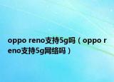 oppo reno支持5g吗（oppo reno支持5g网络吗）