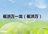 崔洪万一龙（崔洪万）