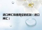进口押汇和信用证的区别（进口押汇）