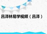 吕泽林易学视频（吕泽）