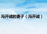 冯开诚的妻子（冯开诚）