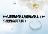 什么是固定资本和流动资本（什么是固定翼飞机）