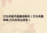 三九天是不是最冷的天（三九天最冷吗,三九天怎么养生）