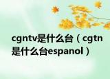 cgntv是什么台（cgtn是什么台espanol）