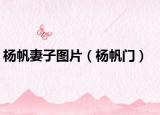 杨帆妻子图片（杨帆门）