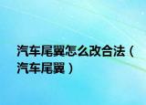 汽车尾翼怎么改合法（汽车尾翼）