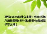 至强e5540配什么主板（佐瀚 四核八线程至强e5540处理器4g集成显卡怎么样）