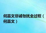 何嘉文非诚勿扰全过程（何嘉文）