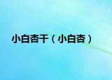 小白杏干（小白杏）