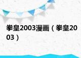 拳皇2003漫画（拳皇2003）