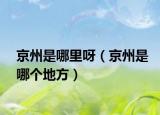 京州是哪里呀（京州是哪个地方）