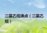 二氯乙烷沸点（二氯乙烷）
