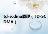 td-scdma原理（TD-SCDMA）