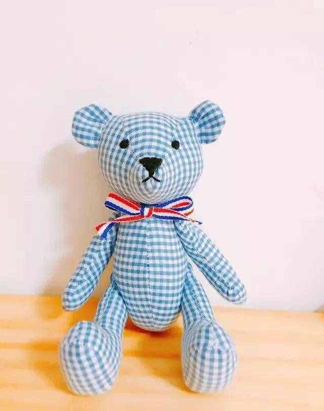 「手工布艺」｜家里的碎布不要扔了，做成布偶小熊简直美翻天！